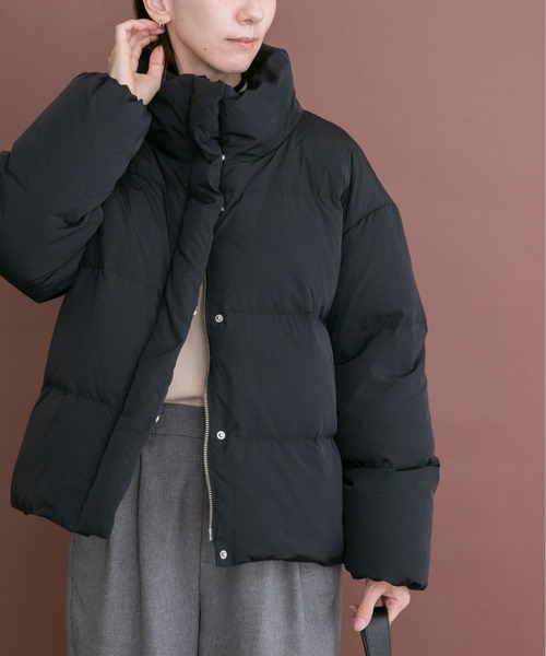 ITEMS URBANRESEARCH（アイテムズ アーバンリサーチ）の「フレンチダウン（ダウンジャケット/コート・レディース・ベージュ系その他/ブラック・FREE）」の8枚目の写真