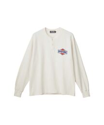 HYSTERIC GLAMOUR | DIAMOND LOGO ヘンリーネックスウェット(スウェット)