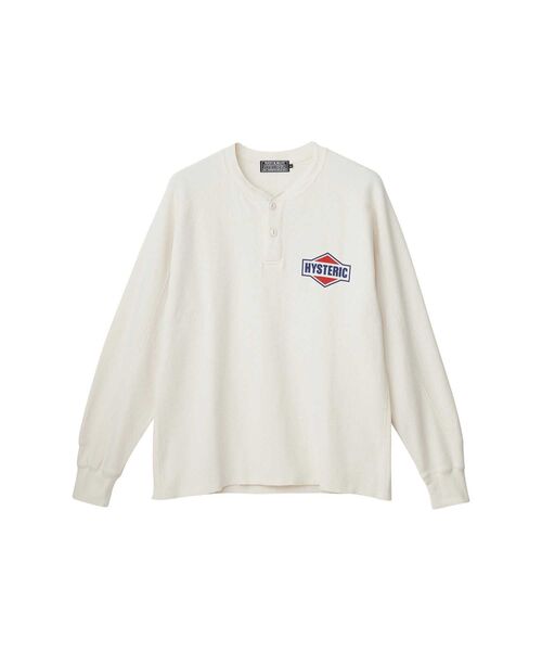 HYSTERIC GLAMOUR(ヒステリックグラマー)の「DIAMOND LOGO ヘンリーネックスウェット(スウェット・メンズ・レッド/ブラック/ホワイト・LARGE/X-LARGE/MEDIUM/SMALL)」の1枚目の写真