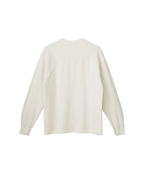 HYSTERIC GLAMOUR(ヒステリックグラマー)の「DIAMOND LOGO ヘンリーネックスウェット(スウェット・メンズ・レッド/ブラック/ホワイト・LARGE/X-LARGE/MEDIUM/SMALL)」の4枚目の写真