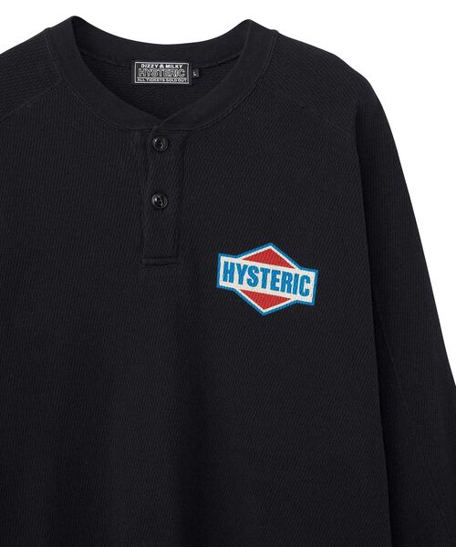 HYSTERIC GLAMOUR(ヒステリックグラマー)の「DIAMOND LOGO ヘンリーネックスウェット(スウェット・メンズ・レッド/ブラック/ホワイト・LARGE/X-LARGE/MEDIUM/SMALL)」の9枚目の写真