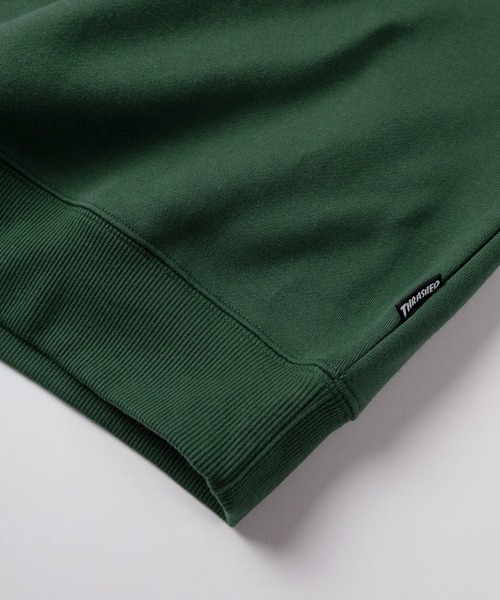 THRASHER(スラッシャー)の「【70】【THRASHER/スラッシャー】マルチロゴ 刺繍 ヘビーウェイト スウェット/オーバーサイズ/クルーネック/トレーナー/袖プリント/裏起毛/ユニセックス/レディース/メンズ(スウェット・メンズ・グリーン/ブラック/グレー・M/L/XL)」の10枚目の写真
