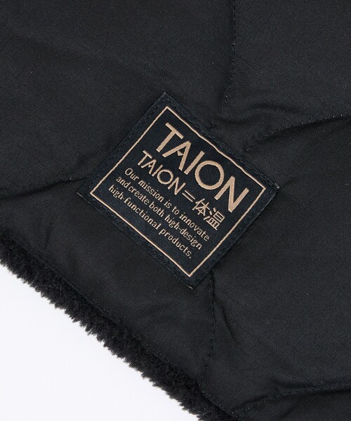 TAION(タイオン)の「【TAION / タイオン】ミリタリー リバーシブル ダウンネックウォーマー / TAION-R203ML-1(ネックウォーマー/スヌード・メンズ・ダークネイビー/ダークベージュ/ブラック系その他/ブラック・フリー)」の5枚目の写真
