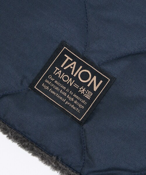 TAION(タイオン)の「【TAION / タイオン】ミリタリー リバーシブル ダウンネックウォーマー / TAION-R203ML-1(ネックウォーマー/スヌード・メンズ・ダークネイビー/ダークベージュ/ブラック系その他/ブラック・フリー)」の14枚目の写真