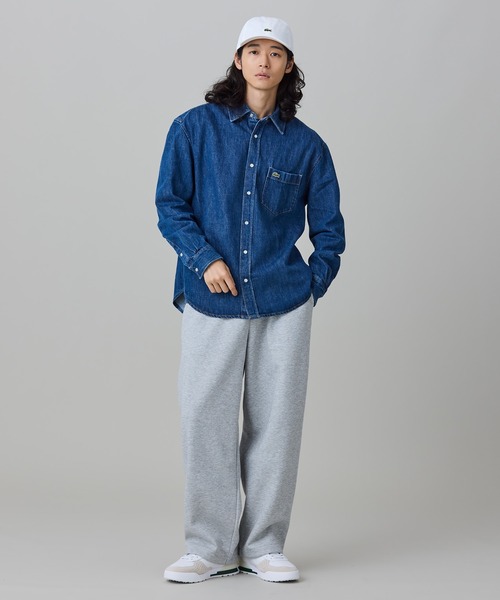LACOSTE(ラコステ)の「パール調スナップボタン デニムシャツ(シャツ/ブラウス・メンズ・ブルー/ダークネイビー・38/40/39/41)」の20枚目の写真