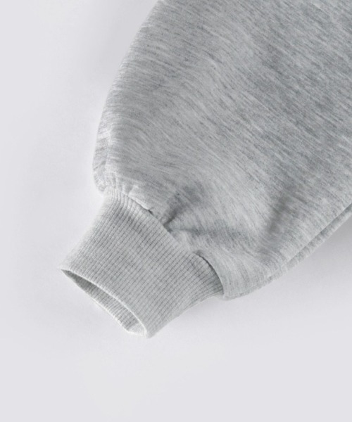 BRANSHES(ブランシェス)の「【WEB限定】裾チュールトレーナー(スウェット・キッズ・ブラック/杢グレー・110/150/140/100/130/120)」の11枚目の写真