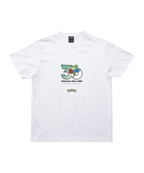 ZOZOSPOT(ゾゾスポット)の「Pokemon 30th Anniversary 1025 T-shirt 「ロゼリア」(Tシャツ/カットソー・レディース・ホワイト・SMALL/MEDIUM/LARGE/X-LARGE/XX-LARGE/XXX-LARGE/100cm/110cm/120cm/130cm/140cm/150cm/160cm)」の1枚目の写真