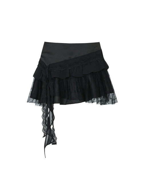 PAIN OR PLEASURE(ペインオアプレジャー)の「SWAN SKIRT black(スカート・レディース・その他・SMALL/MEDIUM)」の1枚目の写真