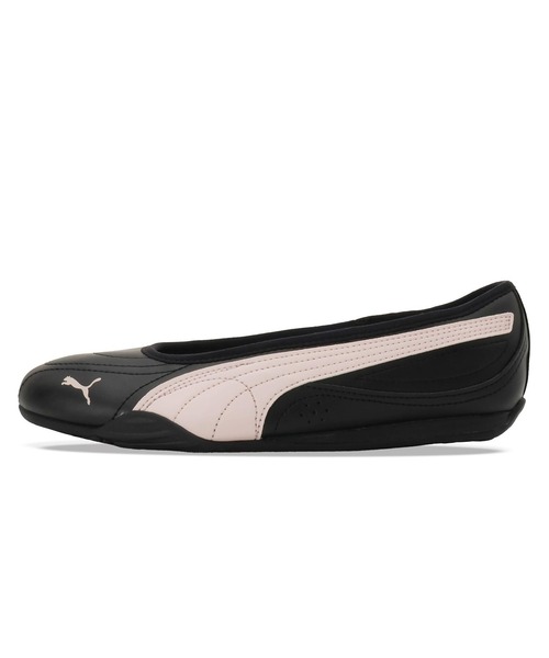 PUMA（プーマ）の「PUMA/プーマ パンプス プーマ キャッチ ソレイユ バレリーナ 404642（スニーカー・レディース・ブラック×ホワイト/ブラック×ベージュ/ホワイト×ブラック・23.0cm/25.0cm/24.0cm/23.5cm/22.5cm/24.5cm）」の3枚目の写真