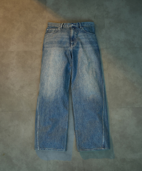 PARIS SAINT-GERMAIN（パリサンジェルマン）の「【Paris Saint-Germain / パリ・サン＝ジェルマン】 JP STRAIGHT DENIM PANTS（デニムパンツ・メンズ・ブラック/ブルー系その他・MEDIUM/LARGE）」の2枚目の写真