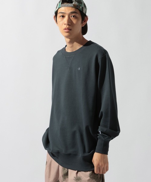 Champion(チャンピオン)の「【Champion(チャンピオン)】別注 NATOKii(ネイトゥーキー)クルースウェット(スウェット・メンズ・ネイビー/グレー/レッド・MEDIUM/LARGE)」の11枚目の写真