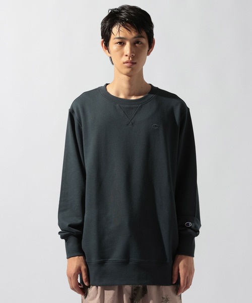 Champion(チャンピオン)の「【Champion(チャンピオン)】別注 NATOKii(ネイトゥーキー)クルースウェット(スウェット・メンズ・ネイビー/グレー/レッド・MEDIUM/LARGE)」の16枚目の写真