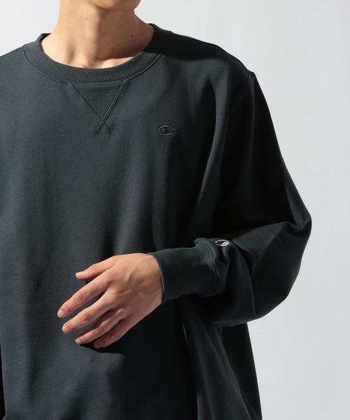 Champion(チャンピオン)の「【Champion(チャンピオン)】別注 NATOKii(ネイトゥーキー)クルースウェット(スウェット・メンズ・ネイビー/グレー/レッド・MEDIUM/LARGE)」の21枚目の写真