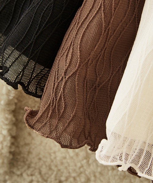 ReRe(リリ)の「ハイネックシアーブラウス(シャツ/ブラウス・レディース・ベージュ/カーキ/ブラック・MEDIUM/X-LARGE/LARGE)」の20枚目の写真