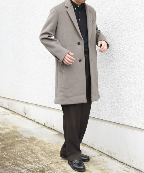 SHIPS any(シップス エニィ)の「〈撥水/手洗い可能〉CALNAVA(R) 2タック セミワイド テーパード イージーパンツ◆(スラックス・メンズ・ブラウン/チャコールグレー/ネイビー・MEDIUM/LARGE/SMALL/X-LARGE)」の10枚目の写真