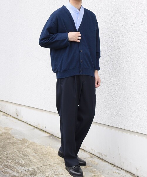 SHIPS any(シップス エニィ)の「〈撥水/手洗い可能〉CALNAVA(R) 2タック セミワイド テーパード イージーパンツ◆(スラックス・メンズ・ブラウン/チャコールグレー/ネイビー・MEDIUM/LARGE/SMALL/X-LARGE)」の16枚目の写真