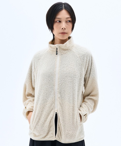 phenix outdoor(フェニックスアウトドア)の「phenix outdoor(フェニックスアウトドア)NIMBLE FLEECE JACKET / ニンブルフリースジャケット(スウェット・レディース・アイボリー/ベージュ/ブラック・L/M)」の1枚目の写真