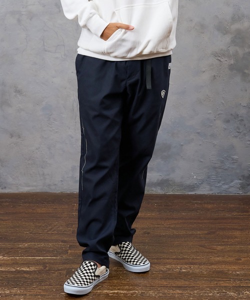No Rain No Rainbow(ノーレインノーレインボー)の「mp15422- heartbeat print climb pants クライムパンツ(NR26W-17)(その他パンツ・メンズ・ネイビー/ブラック×ホワイト/ブラック×ピンク・L/S/M)」の6枚目の写真