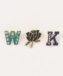 KENZO（ケンゾー）の「'KENZO Work And Play' ピンバッジ 3個セット（キャップ）」