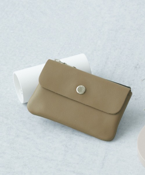 STANDARD SUPPLY（スタンダードサプライ）の「スタンダードサプライ / PAL パル / KEY CASE  キーケース カードケース ミニ財布 本革（キーケース/キーアクセサリー・レディース・ベージュ/ブラウン/レッド/ブラック/グレー/ネイビー/ホワイト/イエロー/ライトベージュ/ブルー/ピンク/ライトグレー/オリーブ/ブルーグレー/ブルー系その他/ダークグリーン/グレイッシュベージュ/サックスブルー/グレイッシュブルー/マスタード/スミクロ/チャコールグレー/ダークブラウン/コーラルピンク/ダークグリーン系/カーキ・FREE）」の15枚目の写真