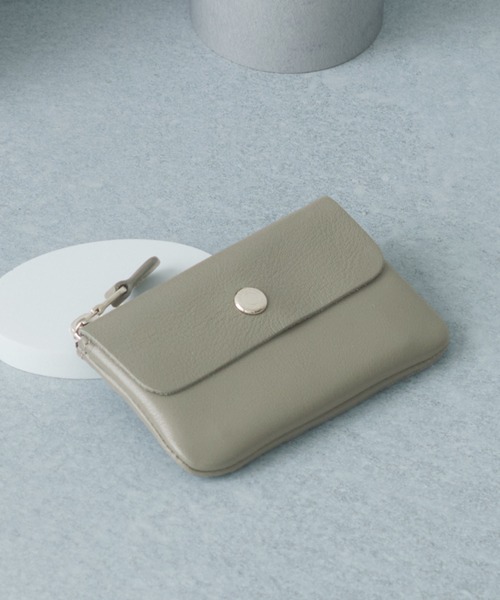 STANDARD SUPPLY（スタンダードサプライ）の「スタンダードサプライ / PAL パル / KEY CASE  キーケース カードケース ミニ財布 本革（キーケース/キーアクセサリー・レディース・ベージュ/ブラウン/レッド/ブラック/グレー/ネイビー/ホワイト/イエロー/ライトベージュ/ブルー/ピンク/ライトグレー/オリーブ/ブルーグレー/ブルー系その他/ダークグリーン/グレイッシュベージュ/サックスブルー/グレイッシュブルー/マスタード/スミクロ/チャコールグレー/ダークブラウン/コーラルピンク/ダークグリーン系/カーキ・FREE）」の5枚目の写真