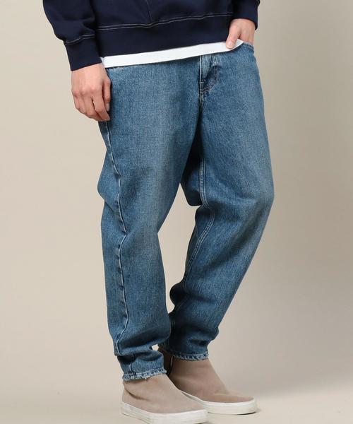 BEAUTY&YOUTH UNITED ARROWS(ビューティーアンドユースユナイテッドアローズ)の「BY バルーン デニムパンツ -MADE IN JAPAN- ◆(デニムパンツ・メンズ・ターコイズブルー/ブラック・30inch/32inch/28inch/34inch)」の2枚目の写真