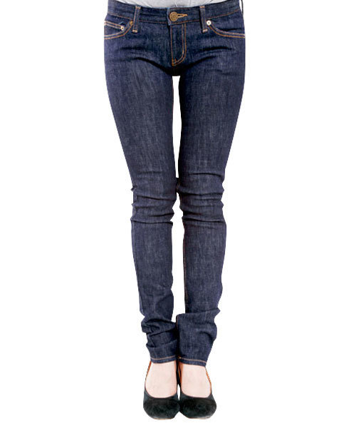 X-girl（エックスガール）の「STAR POCKET JEAN（デニムパンツ・レディース・ブラック/インディゴブルー・24inch/25inch/26inch/27inch）」の2枚目の写真