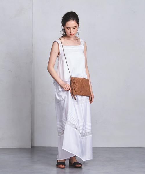 UNITED ARROWS（ユナイテッドアローズ）の「SFL ピンタック レースマキシスカート ◆（スカート・レディース・ホワイト/ブラック・FREE）」の13枚目の写真