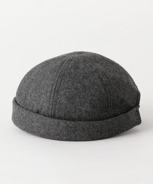 Base MFG（ベースエムエフジー）の「＜BASE MFG＞ P/W ROLL CAP/ロールキャップ ◆（キャップ・メンズ・ブラック/ダークグレー・FREE）」の3枚目の写真