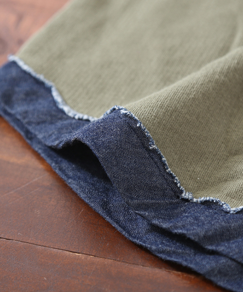 CUBE SUGAR（キューブシュガー）の「やわらか裏毛クルー（スウェット・レディース・ホワイト/カーキ/ブルー/チャコール・M）」の20枚目の写真