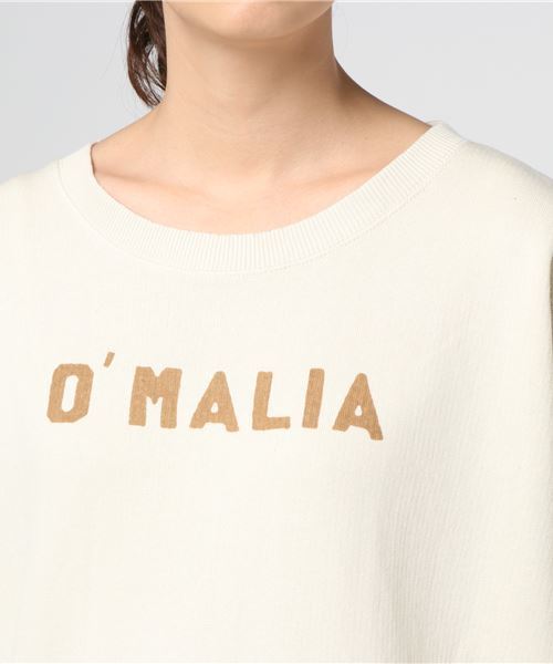 CUBE SUGAR（キューブシュガー）の「やわらか裏毛クルー（スウェット・レディース・ホワイト/カーキ/ブルー/チャコール・M）」の7枚目の写真