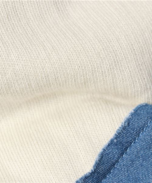 CUBE SUGAR（キューブシュガー）の「やわらか裏毛クルー（スウェット・レディース・ホワイト/カーキ/ブルー/チャコール・M）」の16枚目の写真