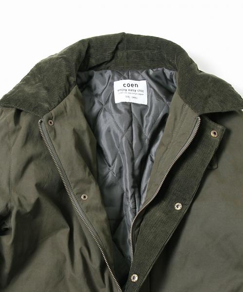 coen（コーエン）の「中綿ハンティングコート（その他アウター・メンズ・オリーブ/ネイビー・MEDIUM/LARGE/SMALL/X-LARGE）」の12枚目の写真