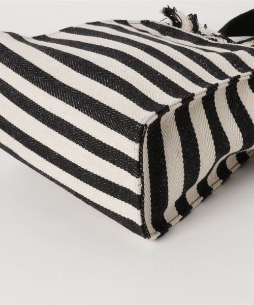 axes femme（アクシーズファム）の「キャンバスバンブーミニトート（トートバッグ・レディース・ブラック/イエロー/キナリ・MEDIUM）」の4枚目の写真