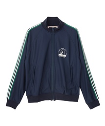 ヒステリックグラマー CIRCLE WOMAN HEADナイロン×ニットブルゾン