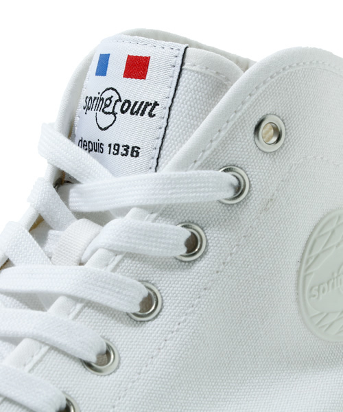 alcali（アルカリ）の「SPRING COURT / スニーカー (MID CUT)（スニーカー・レディース・ホワイト・2/3）」の5枚目の写真