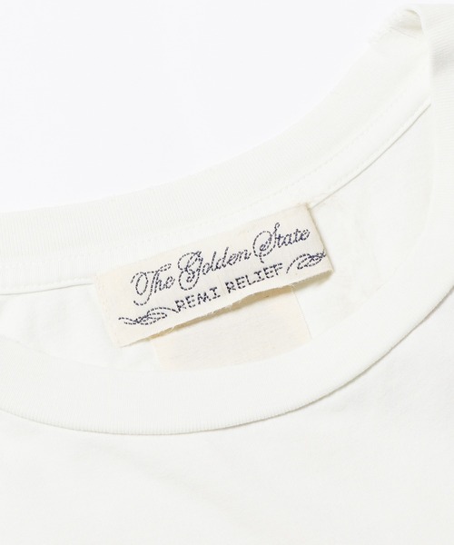 REMI RELIEF(レミレリーフ)の「REMI RELIEF/レミレリーフ スペシャル加工 プリント Tシャツ フラダンス 刺繍 半袖Tシャツ(Tシャツ/カットソー・メンズ・ホワイト・M/L/XL)」の14枚目の写真