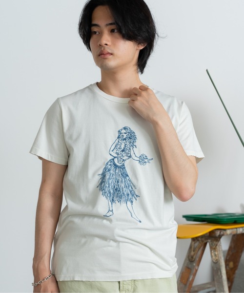 レミ レリーフ【REMI RELIEF】SP加工T(LAFAYETTE) Tシャツ トップス 半袖 ロゴ スペシャル加工 古着風 ダメージ加工 ヴィンテージ メンズ レディース 日本製 REMI RELIEF レミ レリーフ【REMI RELIEF】SP加工T(LAFAYETTE) T