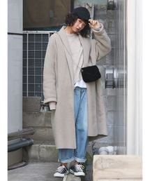 ダブルフェイスガウンコート