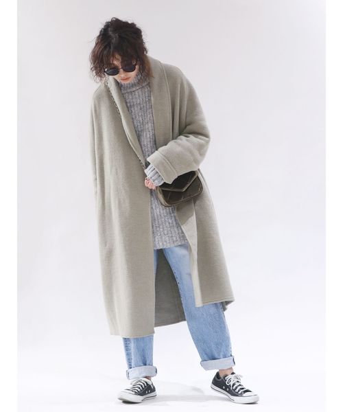 Ungrid（アングリッド）の「ダブルフェイスガウンコート（その他