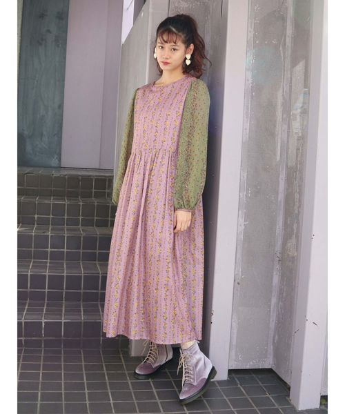 Merry Jenny メリージェニー の Flowerギャザーワンピース ワンピース Wear