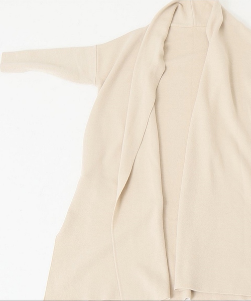 Deuxieme Classe（ドゥーズィエムクラス）の「スムースニットガウンコート（その他アウター・レディース・ブラック/ブラウン/ベージュ・FREE）」の11枚目の写真