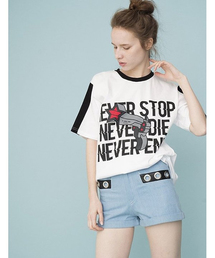 BABLETWO（ビーエイブルトゥー）の「【B ABLE TWO 】リングディティールデニムホットパンツ（デニムパンツ）」