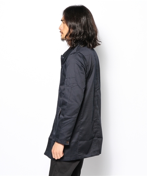 WEGO（ウィゴー）の「WEGO/ステンカラーコート（ステンカラーコート・メンズ・ブラック/ベージュ/ネイビー/オレンジ・MEDIUM/LARGE）」の7枚目の写真