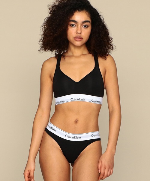 MODERN COTTON ウェスト ロゴ Tバック ショーツ（ショーツ）｜Calvin