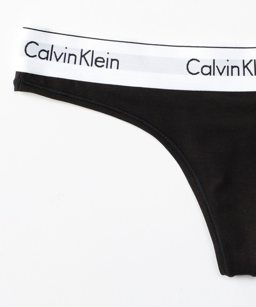 MODERN COTTON ウェスト ロゴ Tバック ショーツ（ショーツ）｜Calvin