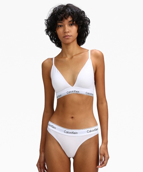 MODERN COTTON ウェスト ロゴ Tバック ショーツ（ショーツ）｜Calvin