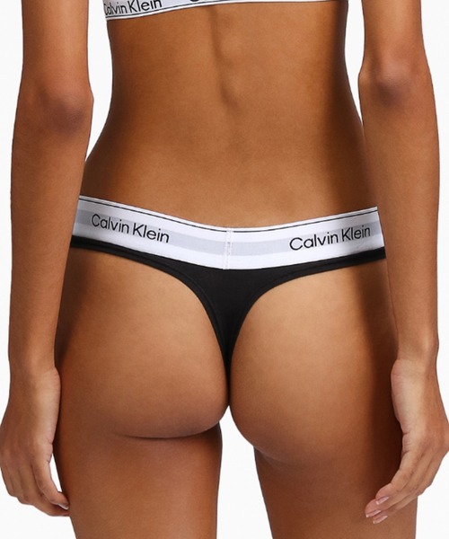 Calvin Klein Underwear（カルバンクラインアンダーウェア）の「MODERN COTTON ウェスト ロゴ Tバック ショーツ（ショーツ・レディース・ブラック/グレー/ホワイト・S/M/XS/L/XL）」の17枚目の写真