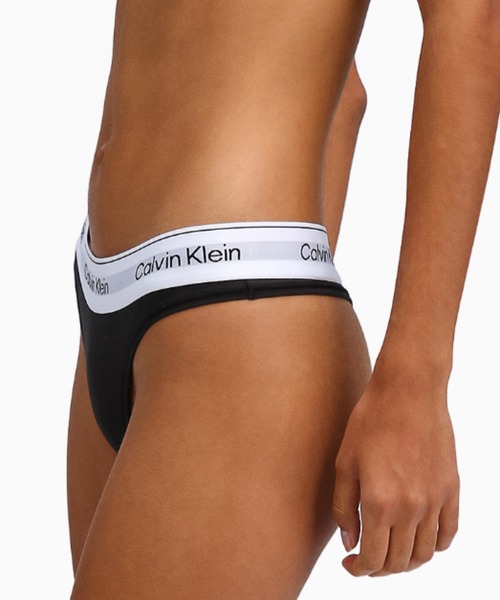 Calvin Klein Underwear（カルバンクラインアンダーウェア）の「MODERN COTTON ウェスト ロゴ Tバック ショーツ（ショーツ・レディース・ブラック/グレー/ホワイト・S/M/XS/L/XL）」の16枚目の写真