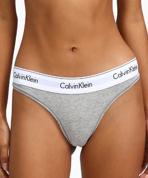 Calvin Klein Underwear（カルバンクラインアンダーウェア）の「MODERN COTTON ウェスト ロゴ Tバック ショーツ（ショーツ・レディース・ブラック/グレー/ホワイト・S/M/XS/L/XL）」の15枚目の写真